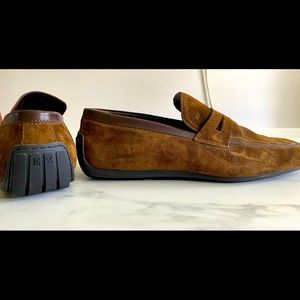 Ermenegildo Zegna Men’s size 11 suede loafers